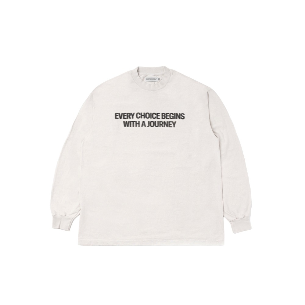 Journey L/S Gmnt Dyed T-shirt (Cement)