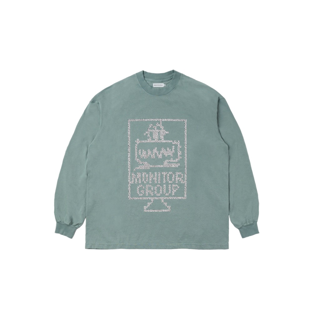 Novio L/S Gmnt Dyed T-shirt (Atlantic Green)